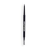 Revolution Precise Brow Pencil, doppelseitiger Augenbrauenstift mit Bürste für einfaches und ultra präzises Definieren der Brauen, Warm Medium Brown, 0,5 g