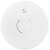 Smartwares Rauchmelder -10 Jahre Lebensdauer - Austauschbare 1-Jahres Batterie - Testknopf und Lautlos -Modus - Fotoelektrischer Sensor - FSM-11410
