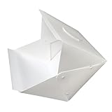 IMIKEYA Kleine Faltbare Fotolichtbox mit Integrierter LED Beleuchtung Tragbares Leuchtzelt für Produktfotografie Mobiles Studio für Schmuck Gadgets und Kleine Objekte