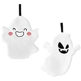 Abbdbd Halloween-Handtuch, Weißes Geister-Handtuch, Küchentücher, Badezimmertücher, Trocknen, Reinigen, Geschirrtücher Für Zuhause