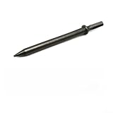 Drucklufthammer-Meißel-Set mit Sechskantschaft, 175 mm Stahl, robust, zum Entfernen von Schrauben, Fliesen und für Mörtel, kompatibel mit Drucklufthammer-Werkzeugen (Spitzmeißel)