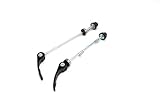 CarbonEnmy Fahrrad Schnellspanner Bicycle quick Release, front and rear quick Release, MTB quick Release road bike mountain bike Schwarz