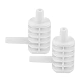 MAGICLULU 2 Stück Zubehör Für Blutdruckmessgerät Teile Armmanschettenanschluss Blutdruckmessgerät Zubehör Teile Der Armmanschette Blutdruckmessgerät Adapter Weiß Plastik