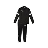 PUMA Herren Teamrise Tracksuit Trainingsanzug, PUMA Black-PUMA Black, L EU