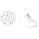 MUCKLILY USB Mini waschmaschine Tragbare Waschmaschine mit Vorwärts Rückwärtsrotation Tiefenreinigung Intelligenter Timer USB aufladung für Reise Wohnen Studentenwohnheim Wohnmobil Dünne