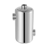 XIAYUHE Poolheizung Wärmetauscher,28kW Schwimmbad-Wärmetauscher,28kBtu/h Pool-Heizung,150L/min,13.4 * 29.2cm,Umgekehrter Auslass und Einlass,Silber,Umluftheizungen