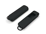 Protective Silicone Case Shockproof Soft Skin Cover for Radiacode 102, 103 Radiation Detector with Carabiner (Black)