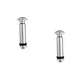 SOLUSTRE 2 Stck. Wein vakuum pumpen wine stopper weinstopper Weinflaschenverschlussmaschine Weinverschluss Kühler Filter Tülle Wein-Vakuumpumpe Weinkonservierungsstecker Rostfreier Stahl