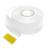 Jyvex Weichsockelleiste Selbstklebend 50x20mm (7m), küchenabschlussleiste Weiß, Sockelleiste Selbstklebende für Küche und Badezimmer, Winkelprofil Kunststoff aus PVC, Flexible Knickleiste