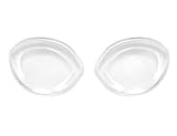 VASANA 1 Paar transparente Silikon-Gel-BH-Einsätze, Badeanzug, Brustvergrößerung, Bikini, Push-Up-Pads, Brustvergrößerung, Dekolleté, fügen Sie 1-2 Körbchen hinzu