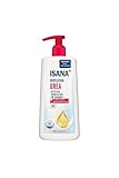 ISANA Bodylotion Urea (5 %) – Feuchtigkeitspflege für sehr trockene Haut, mit Sheabutter & Panthenol, vegan, ohne Mikroplastik, dermatologisch bestätigt, 300 ml