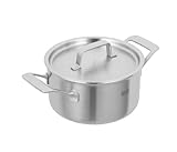 Kuhn Rikon CULINARY FIVEPLY Kochtopf 2.5 L, 18 cm, Edelstahl, unbeschichtet