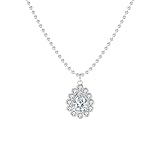 Aotiwe Collier Modeschmuck, Boho Kette Damen Wassertropfen Voller Zirkonia Schlüsselbein Kette Schmuck Damen Kette Silber 925 Silber 40+5cm