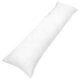 Totsy Baby Seitenschläferkissen 40x145 cm Schlafkissen - Body Pillow Seitenschlafkissen Komfortkissen Erwachsene Weiß