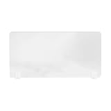 Schreibtisch-Trennwände aus mattiertem Acryl, zum Klemmen, abnehmbarer Sichtschutz für mehr Privatsphäre am Arbeitsplatz, ideal für Büro, Bibliothek und Arbeitsbereiche