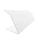 nattmann Lebensmittelechter Thekenaufsatz aus Acrylglas Abdeckhaube Spuckschutz Vitrine Acrylglas 60cm