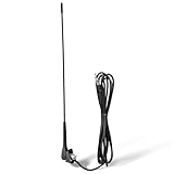 Eightwood Auto AM FM Radio Antenne Universelle Fahrzeugantenne 3 M Kabelanschluss Din Stecker Kompatibel mit Citroen Peugeot Renault Hyundai Nissan usw.