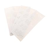 GLEAVI 5 Stück Teiliges Silikon Fondant Formen Blattmotive Lebensmittelecht Backform für Kuchen Dekorieren Wiederverwendbar Bpa frei für Tortendekoration und Backen