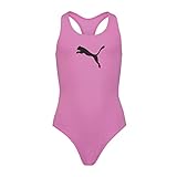 PUMA Mädchen Swimsuit Badebekleidung, Opera Mauve, 128 EU