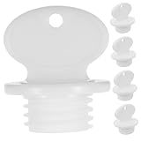 SOIMISS 5 Stück Teiliges Heißwasserbeutel Stopfen aus Robustem Kunststoff Auslaufsichere Kleine Verschlussstopfen Tragbare Dichtungsverschlüsse Einfach zu Verwenden für Wärmeflaschen