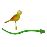 Zwpontia -Sitzstange – Vogel-Sitzstangen für Sittiche | Bissfestes -Kaupfen-Schleifspielzeug für Spatzen, Wellensittiche, , Nymphensittiche, Sittiche