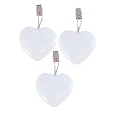 Ciieeo 3 Stck Herzförmiges LED Handtaschenlicht mit Touch Sensor Automatisches Purse Light Teiliges Kompakt Batteriebetrieben für Handtaschen und Geldbörsen Leicht zu Bedienen