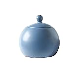 ETZRYSYB Salz- und Pfefferstreuer aus Keramik für die Küche, dekorativ, langlebig (blau und grau) (blau)