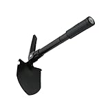 Milisten 1 Stück Multifunktionale Outdoor Klappschaufel Tragbare Gartenschaufel mit Rutschfestem Griff für Camping Wandern und Gartenarbeit für Pflanzen Jäten und Notfälle