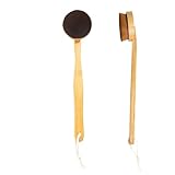 Acunny Körperbürste Selbstbräuner | Rückenapplikator für Selbstbräunung | Selbstbräunungsbürste mit langem abnehmbarem Griff für Körper, Rücken, Gesicht und Sonnencreme