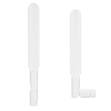 Ausla WLAN-Antenne, 8DBI Dual Band Omnidirectional Antenne für RT-AC68U RT-AC88U, SMA-Stecker, Verbesserung des WLAN-Bereichs und Signals Im Heimnetzwerk (White)