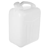 GARVALON Lebensmittelechter Wasserbehälter mit Henkel Auslaufsicherer Wasserkanister für Camping Outdoor Notfall Haushalt Praktischer Tragbarer Wasserspeicher für Vielseitige Verwendung