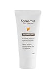 Sonnemur Silky Suncream-Sonnenschutz Gesicht - SPF50+/PA++++ UV-Schutz u.- Wiederherstellung von UV-induzierter geschädigter Haut, aufhellend, gibt Feuchtigkeit, ohne Weißstrich, alle Hauttypen - 40ml