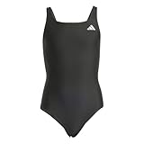 Adidas Girl's V-Back Swimsuit Kids, Black, 9-10 Years