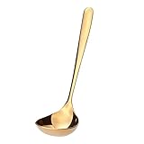 GRÄWE Saucenlöffel Edelstahl Gold, kleiner Schöpflöffel für Soßen, Dressings und Dips, vielseitiger Servierlöffel, spülmaschinengeeignet