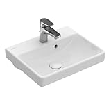 Villeroy & Boch 73584501 Avento 735845 450x370mm, 1 Wasserhahnloch, mit Überlauf, Farbe: weiß Badkeramik  Waschtische & Handwaschbecken