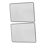 Gadpiparty 2Stücke Ultradünne Ganzseiten Lesehilfe Vergrößerungs Lupe für Senioren Leichtes und Vergrößerungswerkzeug zur Unterstützung Beim von Buchseiten