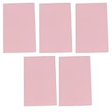 Amosfun 5 Stück TPR Gummistempel Schnitzblock 15x10x0,6cm Rosa für Selbstgemacht Stempelgravur und Handwerksprojekte