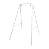 WAPHOERTE Hängemattengestell Faltbares Hängesesselgestell, Robustes Hängemattengestell für Indoor/Outdoor, Hängesessel Nicht im Lieferumfang enthalten, 134 x 118 x 178 cm, Weiß