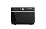 Whirlpool MWSC 9133 SB Supreme Chef Kombi-Mikrowelle mit Grill + Dampf, 33 Liter, Technologie 6. Sinn, Drehteller