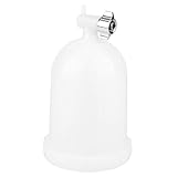 HWGING 400 Ml Kunststoff-Sprühbecher, Sprühtopf, Seitenzufuhr, Kunststoff-Farbbecher für W101 W71 R-2 K-2 F-2 Spritzpistole 15 * 10 * 10