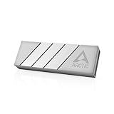 ARCTIC M2 Pro - Heatsink-Kühler für M.2 2280 SSD, mit ARCTIC TP-3 Wärmeleitpads, kompatibel mit PC & PS5, für doppelt und einseitig bestückte SSDs - Silber