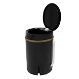 Mini Waschmaschine mit Schleuder, 4.5L Tragbare Waschautomat mit Abtropfkorb, Reisewaschmaschine, Miniwaschmaschine, Camping Mobile Waschmaschine, Toploader (Schwarz)