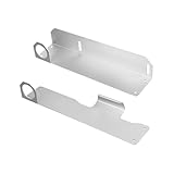 JISADER Wagenheberhalterung, Unterstellbock, Wandhalterung Zur Aufbewahrung, Platzsparend, Stabile Befestigung für Werkzeugzubehör, Geeignet für Werkstatträum, Argent