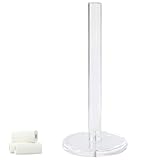 Taschentuchhalter – transparenter Rollenpapierhandtuchhalter aus Acryl | Universeller Toilettenpapierrollenständer | Handtuchhalterständer für Küche, Badezimmer, Zuhause, Theke, Schrankaufbewahrung