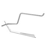 HINAYOSAN Rostfreier Drehspieß Hühnerregal für Backofen Grill Smoker Permanent Broiler Tool mit spülmaschinenfestem Plan gleichmäßige Wärmeverteilung gegen Oxidation Backrost