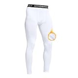 HYCOPROT Herren Thremo Kompressionshose Schnelltrocknende Atmungsaktiv Funktionsunterhose Hose für Basketball Fitness
