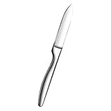 SECFOU Austernschneider aus Edelstahl mit Handschutz Silberner Meeresfrüchte Öffner für Küche Robustes Spezialmesser zum Schnellen Öffnen von Muscheln und Austern