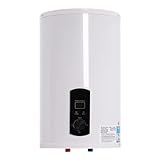 FENNNDS Elektro Warmwasserspeicher mit 30L Speicher Wandbefestigung Horizontal Wasserboiler 2000W 220V Warmwasserboiler Ausgestattet mit Wasserhahn & Duschkopf