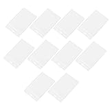 OSALADI 10Stücke Wasserdichte Abzeichenbedeckung Für Mitarbeiter Studenten Ärzte Ausweishalter Für Praktische Nutzung Und Optimalen Schutz