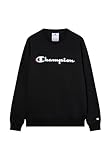 Champion Herren Legacy Man-Big Logo Sweatshirt, Schwarz (Kk001), XS